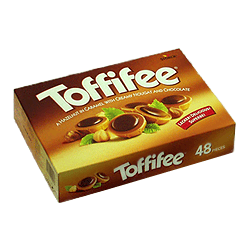 Конфеты Toffifee, 250 г — карамель с орехом, нугой и шоколадом
