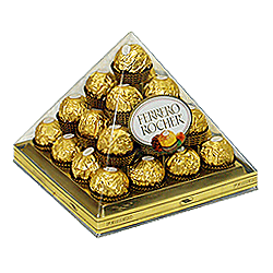 Конфеты Ferrero Rocher, 300 г — изысканный подарок в золотой упаковке