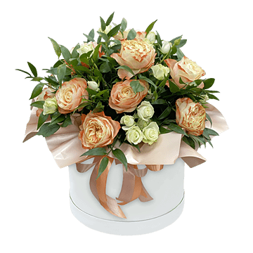 Rosas en caja — composición elegante para un regalo sofisticado y memorable