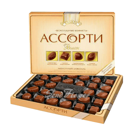 Конфеты “Ассорти”, 250 г — набор изысканных шоколадных вкусов для подарка и угощения