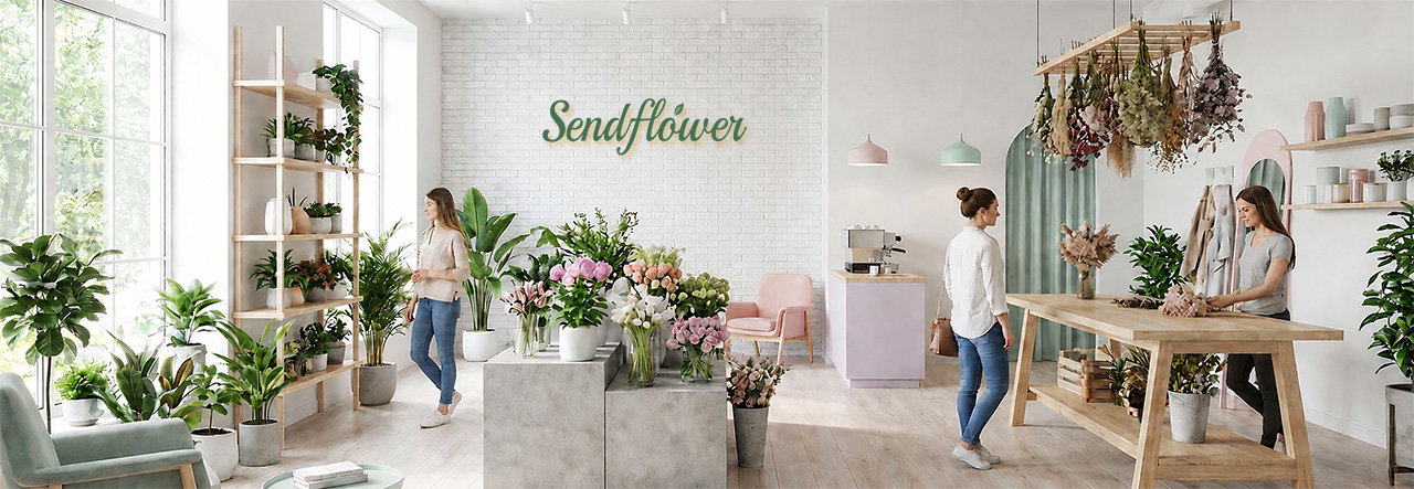 SendFlower.net - Международная доставка цветов